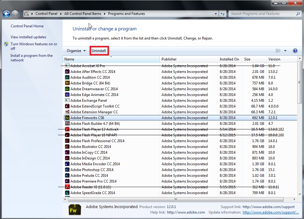 Public Knowledge How Do I Uninstall Adobe Cc Apps To Make Way